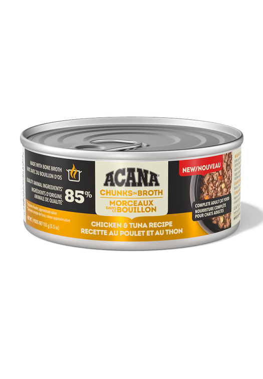 Morceaux dans le bouillon Recette au poulet et au thon